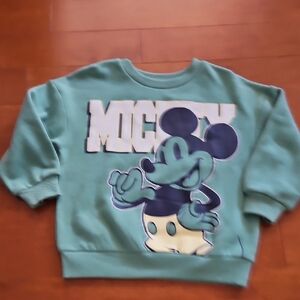 Disney Mickey Mouse Teal Sweatshirt